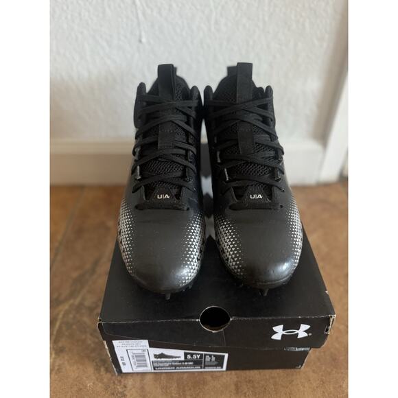 Under Armour Spotlight Select 3 JR MC Youth Size 5.5Y Football Cleats Black - Picture 3 of 5